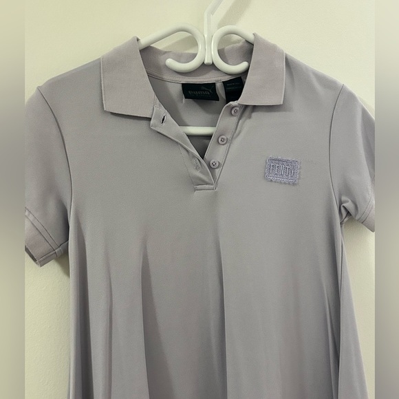 Fenty Puma by Rihanna lavender purple polo swing dress ruffle hem size small - Picture 9 of 12